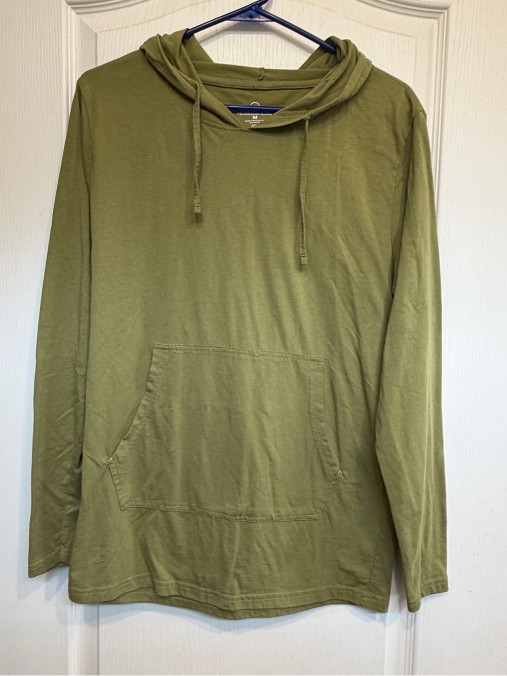 Olive Green Women’s Hooded Long-Sleeve Shirt